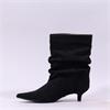 Una Healy Taste Back Ruffled Mid Boot - Vinyl